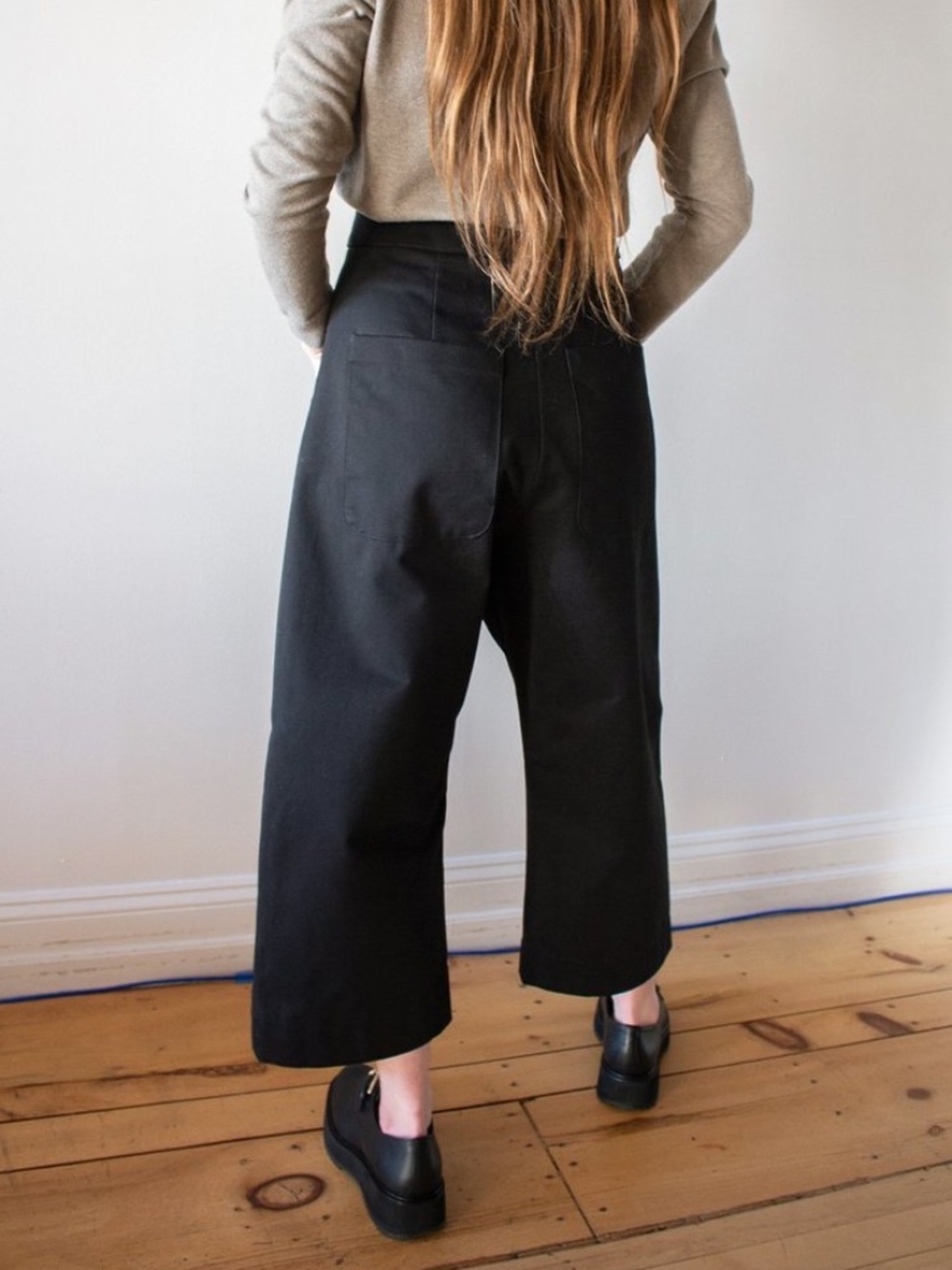 Studio Nicholson Taupo Pants in Black - Picture 4 of 7